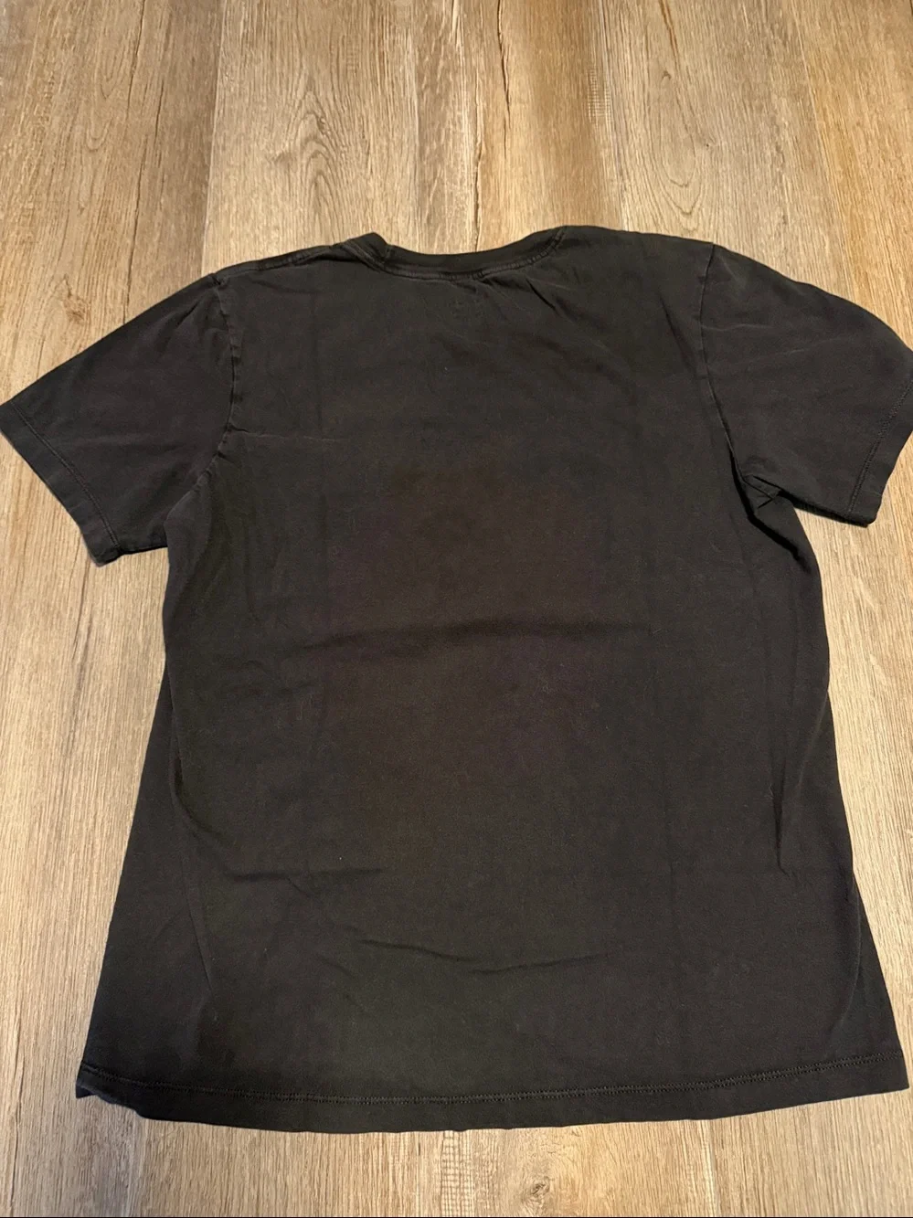 Nike Black Short-Sleeve Tee with Blue Graphic Block